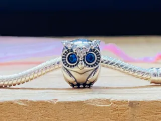 Charm | Búho ojos azules