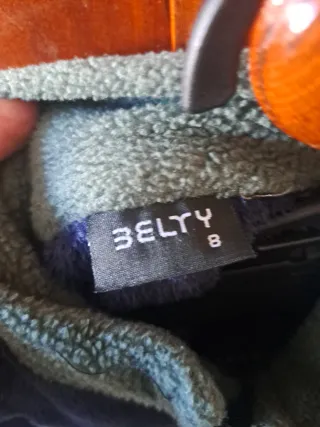 Bata infantil niño azul y verde