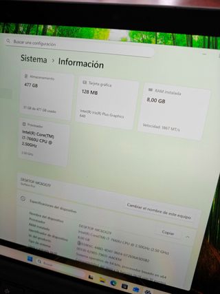 Microsoft Surface Pro 5 Plata