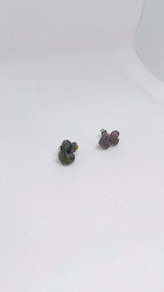 Pendientes mini corazones multicolor