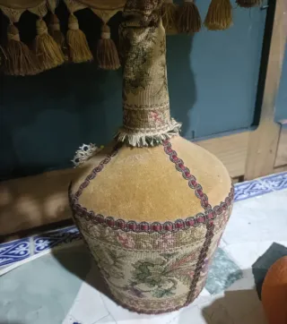 Pareja de lámparas de tela clásicas