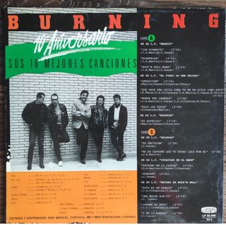 LP 10 Aniversario - Sus 16 mejores... Burning
