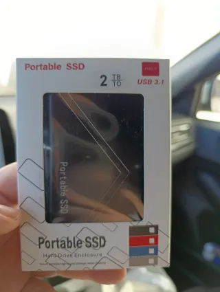 SSD Portátil 2TB USB 3.1 Tipo-C