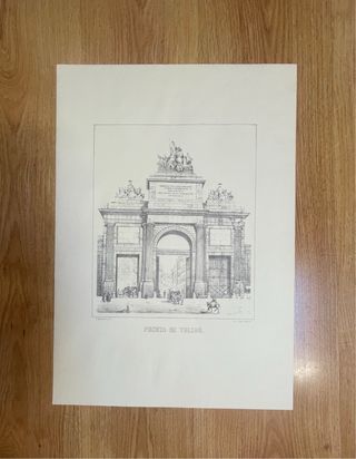 Reproducciones Grabados Madrid Antiguo