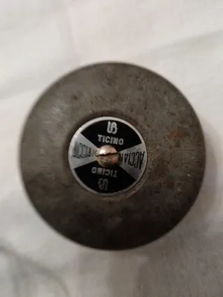 2 campanelli vintage Ticino bronzo/acciaio