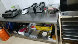 Mesa Acero Inoxidable Hostelería Grande 2m.