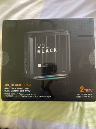 WD_BLACK D50 SSD NVMe 2TB Game Dock