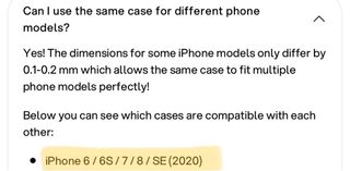 IDeal Of Sweden case for iPhone SE 20/8/7/6/6S