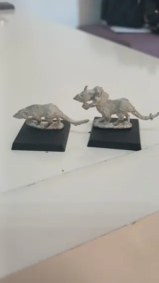 Warhammer de Plomo - Figuras de Ratas