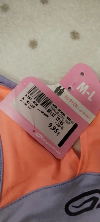 Top sportivo donna Kalenji -Taglia M