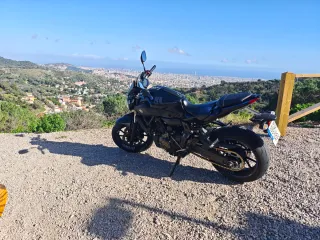 Yamaha MT07 Negra 78 mil kilómetros Del año 2017