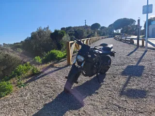 Yamaha MT07 Negra 78 mil kilómetros Del año 2017