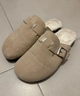 Birkenstock Boston Shearling Beige