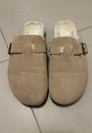 Birkenstock Boston Shearling Beige