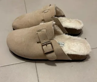 Birkenstock Boston Shearling Beige