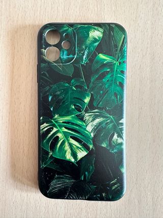 Funda iPhone 11 Hojas Tropicales