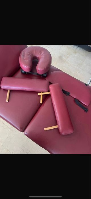 Camilla plegable con funda.