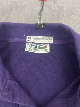 Polo Lacoste Manga Larga Talla L