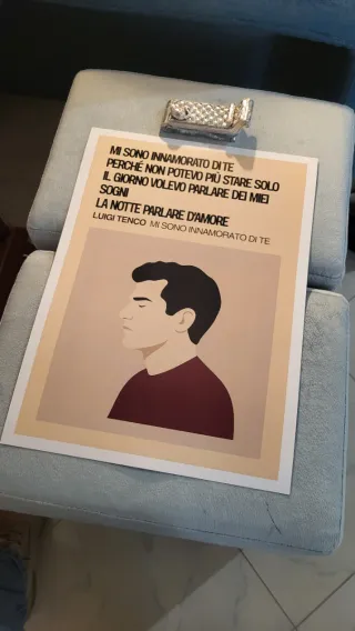 Poster Mi sono innamorato di te Luigi Tenco