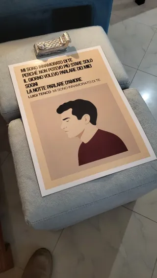 Poster Mi sono innamorato di te Luigi Tenco