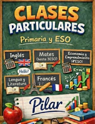 Clases particulares de PRIMARIA Y ESO