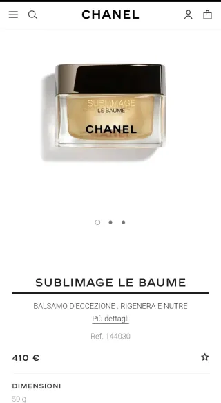 Set 3pz Chanel Sublimage