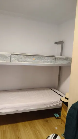 Cama Litera Metal y Madera