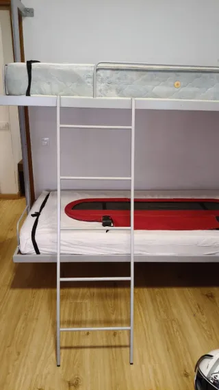 Cama Litera Metal y Madera