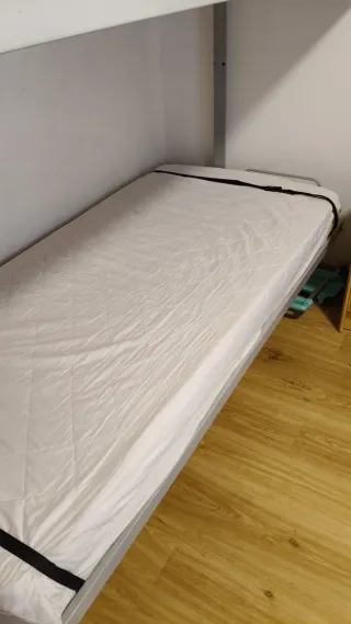 Cama Litera Metal y Madera