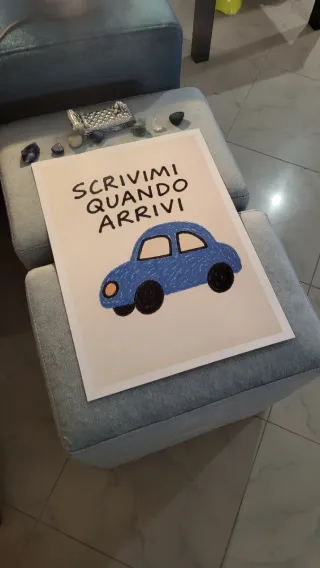 Poster A3 Scrivimi Quando Arrivi