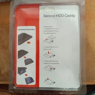 Caddy HDD 9mm SATA para portátil