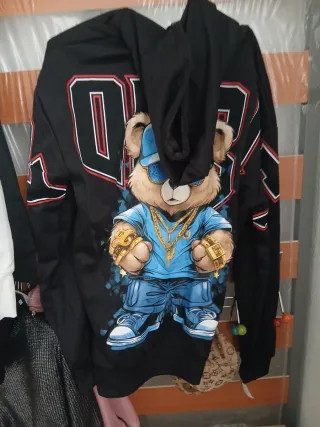 Sudadera Negra Hombre Zombie