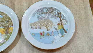 4 Platos Vintage IRABIA 4 Estaciones 640513926