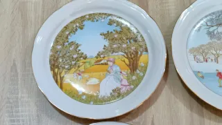 4 Platos Vintage IRABIA 4 Estaciones 640513926