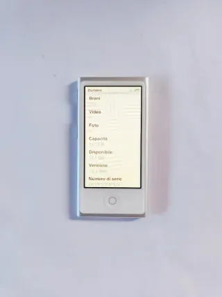 Apple iPod nano 7ª gen argento/bianco