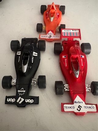 Coches de carreras F1 (3 unidades) Gozan