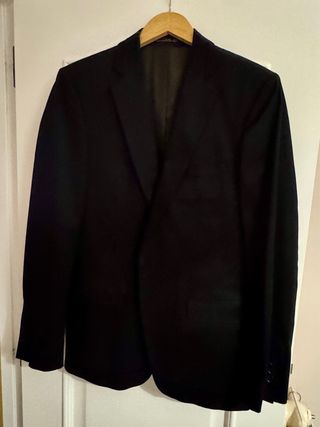 Americana Negra Hombre Zara