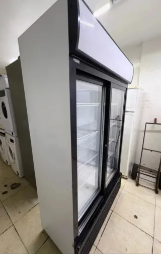 Nevera expositora doble cristal