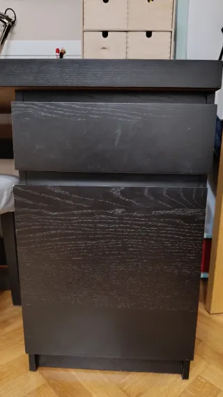 Escritorio malm Ikea negro