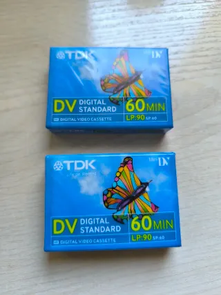 Pack 2 Cintas mini TDK DV Digital Standard 60 Min