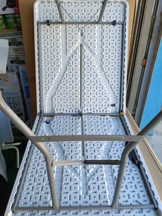 Gardiun Mesa Picnic Resina 180cm Bancos Plegables