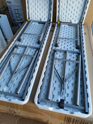 Gardiun Mesa Picnic Resina 180cm Bancos Plegables