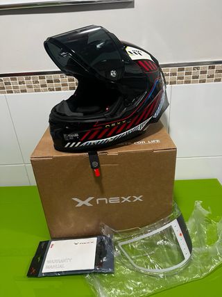 Casco Moto NEXX X.R3R OUTBREAK talla S + visera