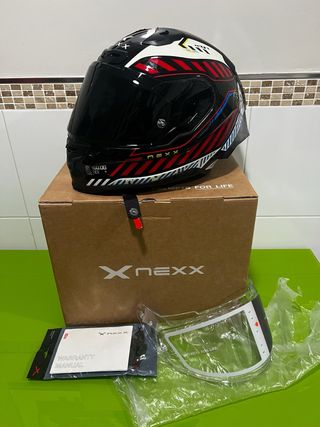 Casco Moto NEXX X.R3R OUTBREAK talla S + visera