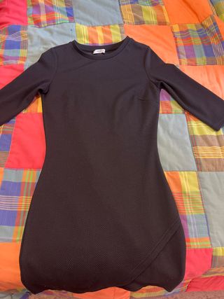 Vestido Mango Negro Talla S