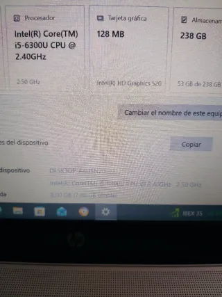 Portátil HP Elitebook 840 G3 i5-6300U