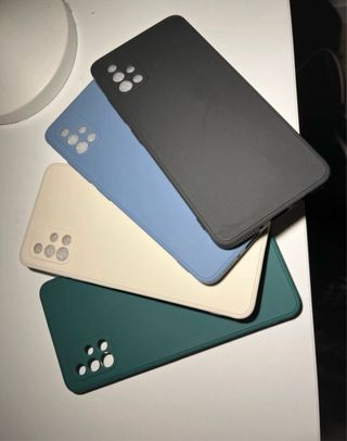 Fundas Samsung Galaxy A51 (4uds) + Cristal Templad