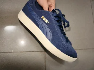 Zapatillas Puma Unisex Azul y Dorado