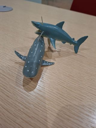 Juguetes 7 animales de goma