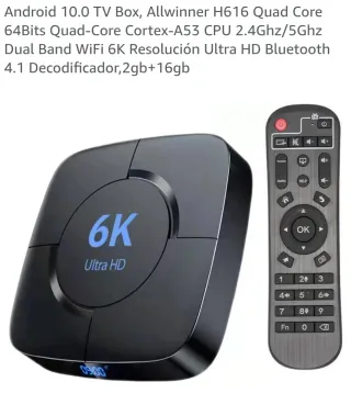 Android 10 TV Box 6K Ultra HD